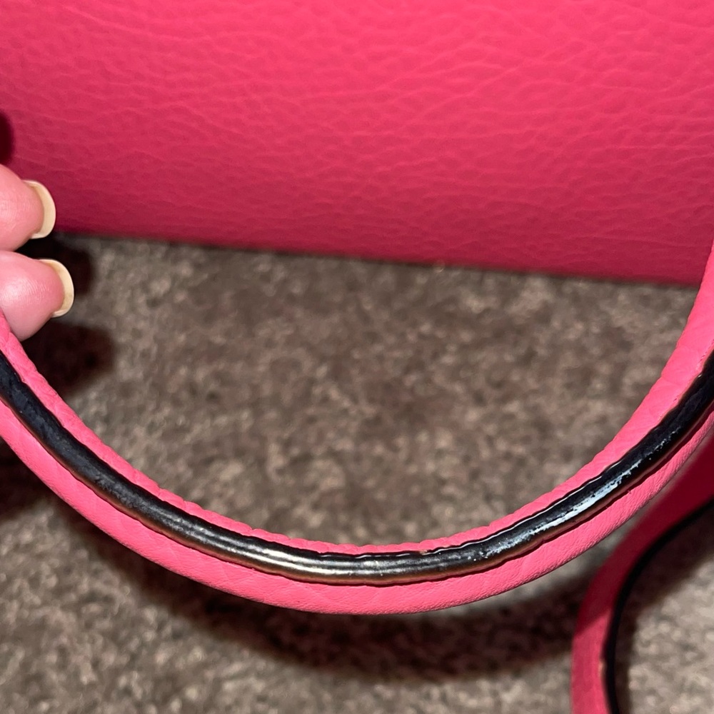 Kate Spade- Perri Lane Bubbles Delaney Leather Purse with crossbody strap. - Picture 11 of 16